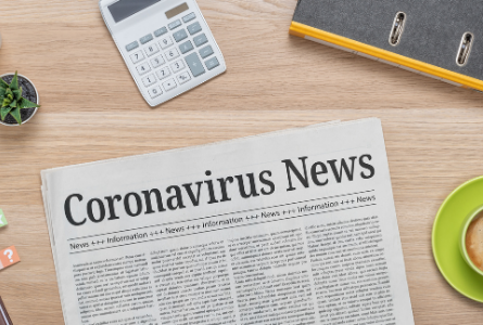 coronavirus in newspaper article